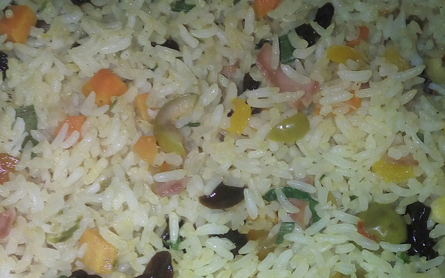 Arroz à grega especial da Lu