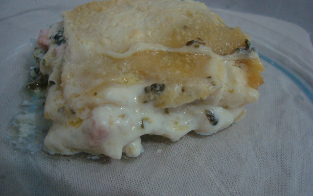 Lasanha de brócolis