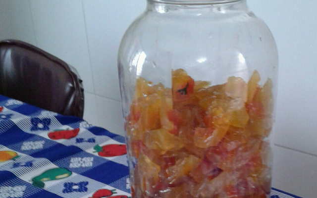 Doce de mamão verde