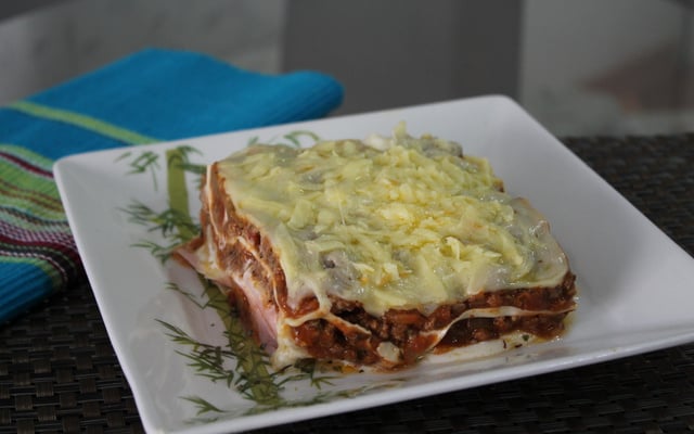 Lasanha à bolonhesa