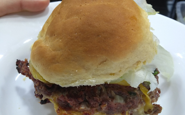 Pão de hambúrguer muito bom