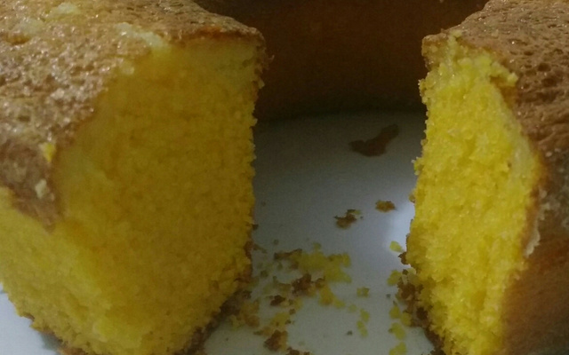 Bolo de flocão de milho