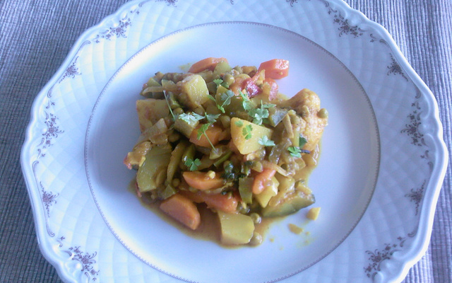 Legumes à moda Indiana