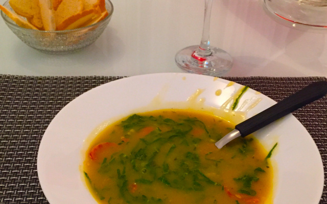 Caldo verde super gostoso