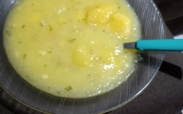 Sopa de mandioca
