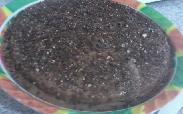 Bolo mousse de chocolate