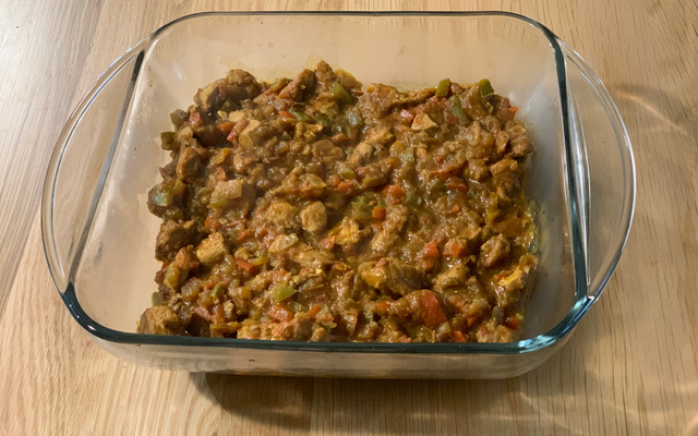 Frango ao vinho da mãe Tina