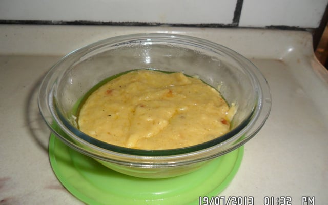 Polenta de milho verde