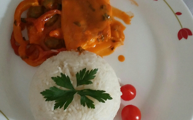 Filé de peixe ao forno