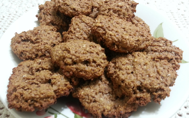 Cookies diet de aveia e chocolate