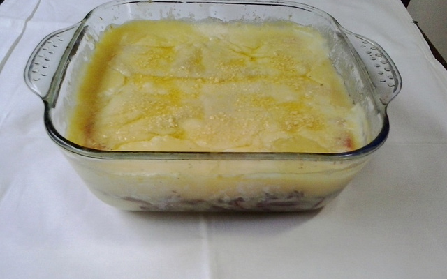 Escondidinho caipira de angu da Thide