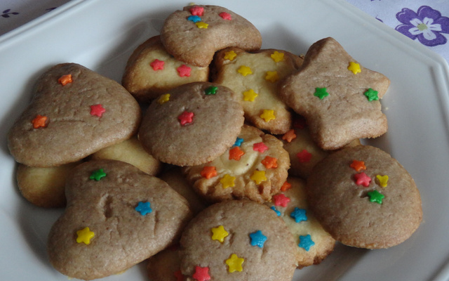 Biscoito amanteigado de goiabada