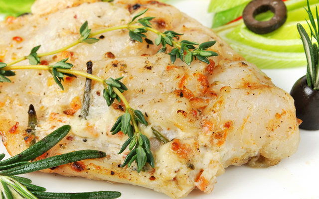 Cação com mostarda