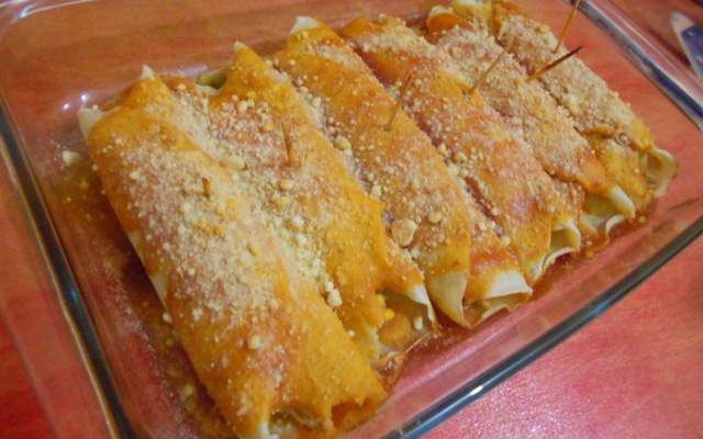 Panqueca simples de frango