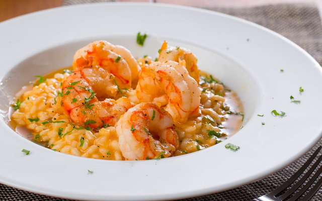 Risoto de Camarão