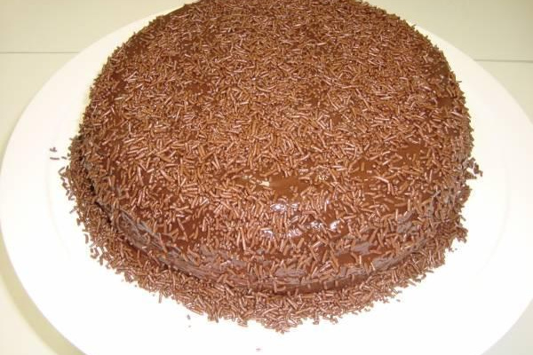 Bolo gelado de chocolate