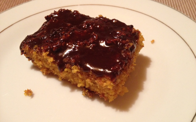 Bolo de cenoura com farelo de aveia (oatbran)