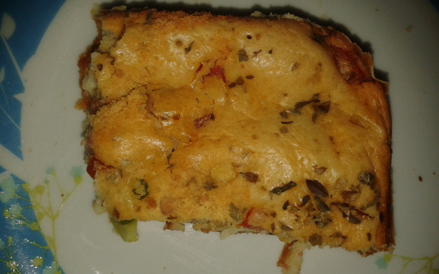 Massa rápida de torta salgada de liquidificador