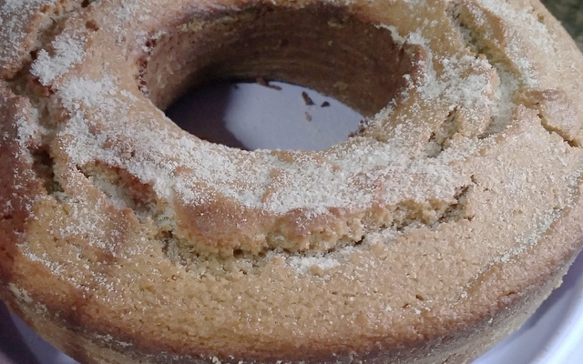 Bolo de banana de liquidificador