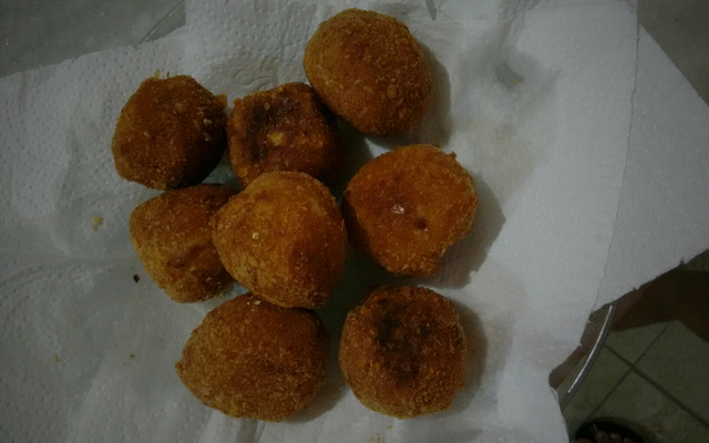 Bolinho de Batata com Philadelphia
