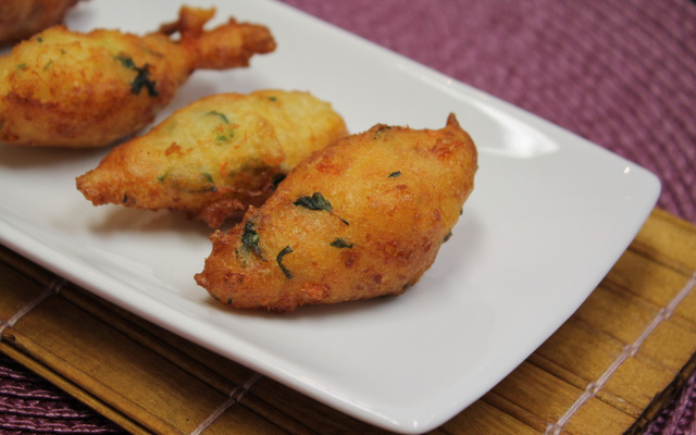 Bolinho de espinafre