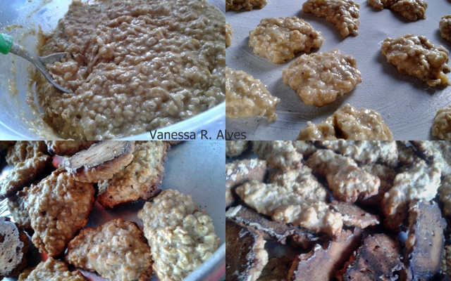 Cookie de aveia com banana