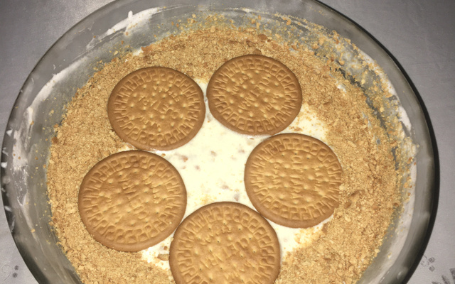 Mousse de bolacha Maria