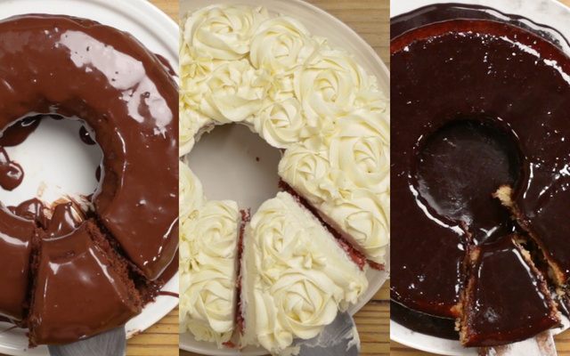 3 coberturas para bolo