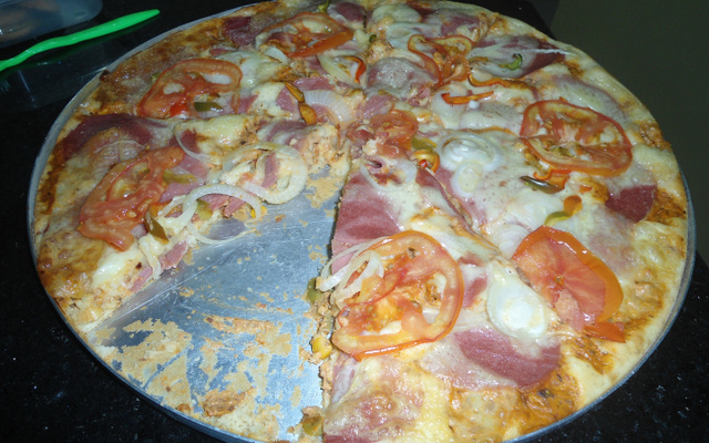 Torta -Pizza rápida de sardinha
