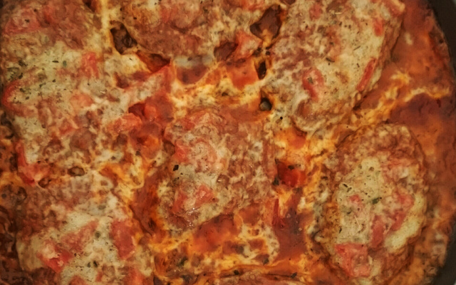 Hambúrguer à parmegiana