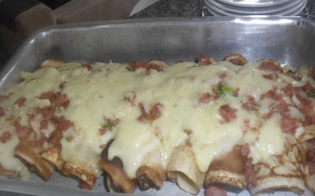 Panqueca de calabresa