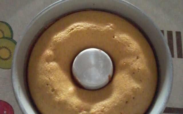 Mini bolo integral de cenoura