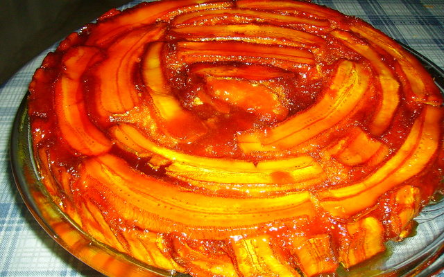 Torta preguiçosa de banana