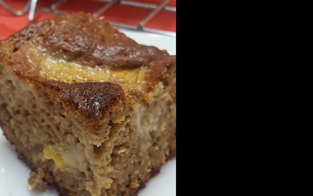 Torta de banana integral