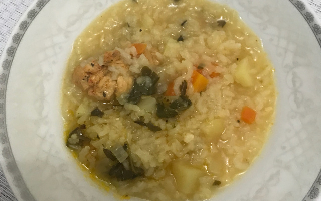 Canja de galinha rápida