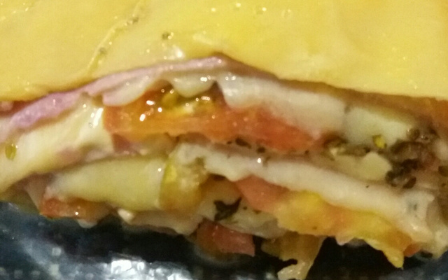 Rocambole de massa de Pastel