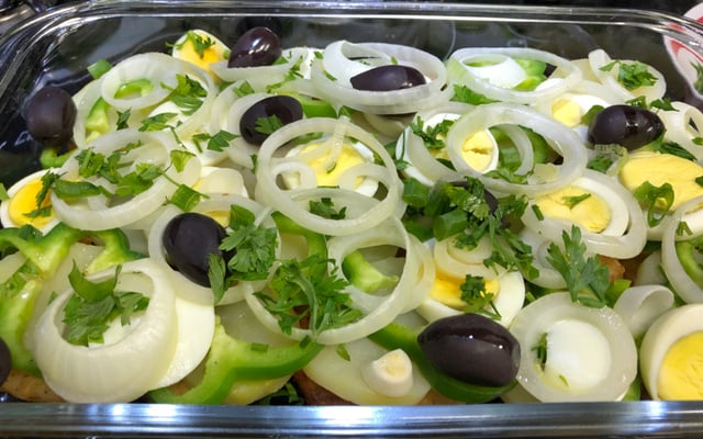 Bacalhoada de tilápia