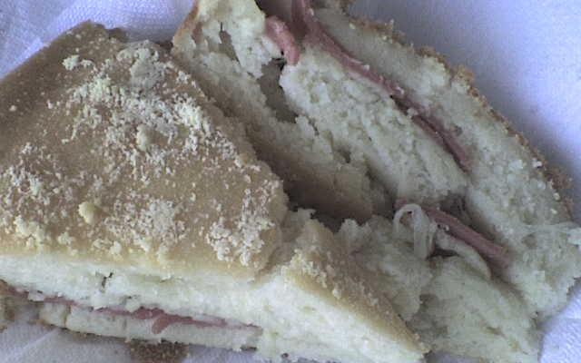 Pão de arroz cozido