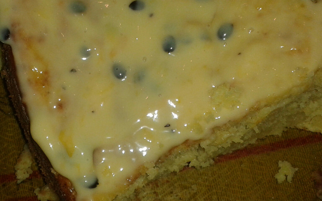 Bolo de maracujá de liquidificador