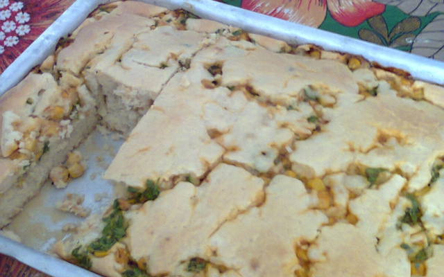 Torta de liquidificador de sardinha