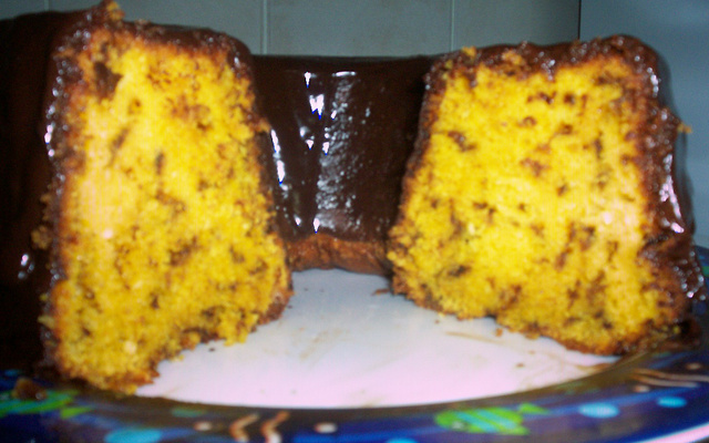Bolo rico de cenoura