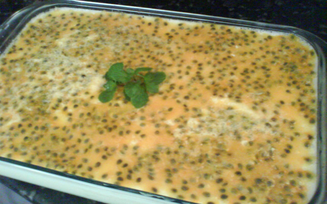 Mousse de maracujá cremoso