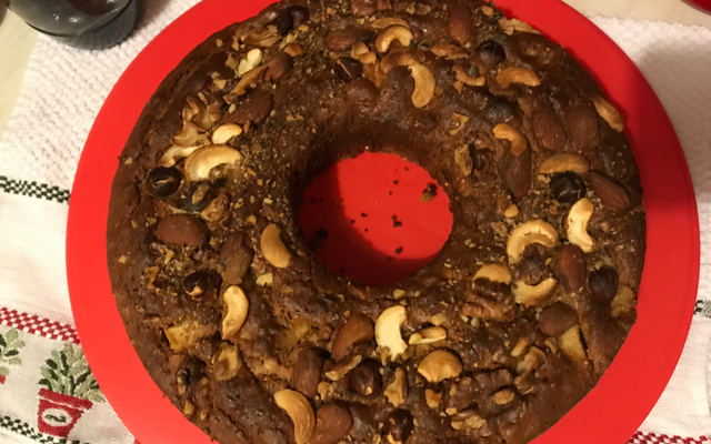 Bolo Integral de maçã com grãos, sementes e sem lactose