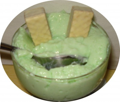 Mousse de limão com Bis