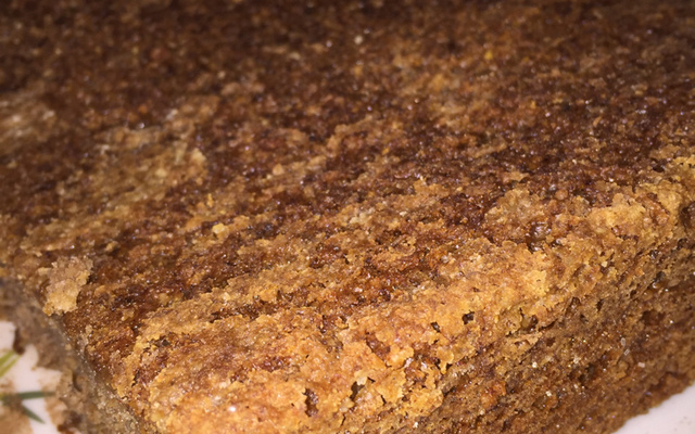 Bolo integral de banana sem glúten e lactose