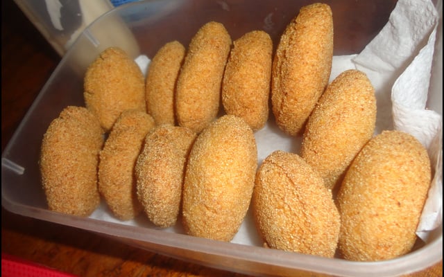 Bolinho frito de milho