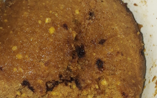 Bolo de caneca de café