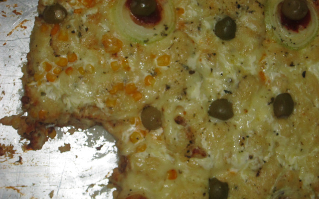 Torta -Pizza rápida de sardinha