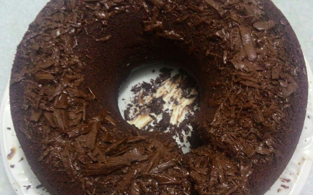 Bolo de chocolate com aveia