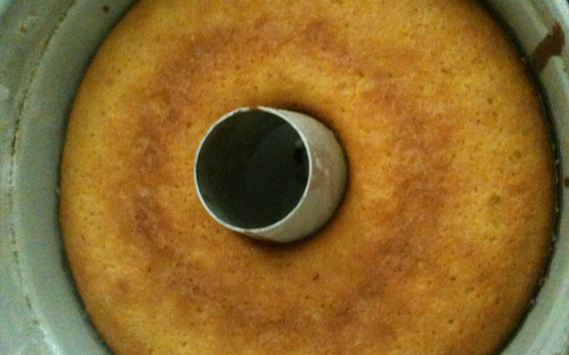 Bolo de laranja prático